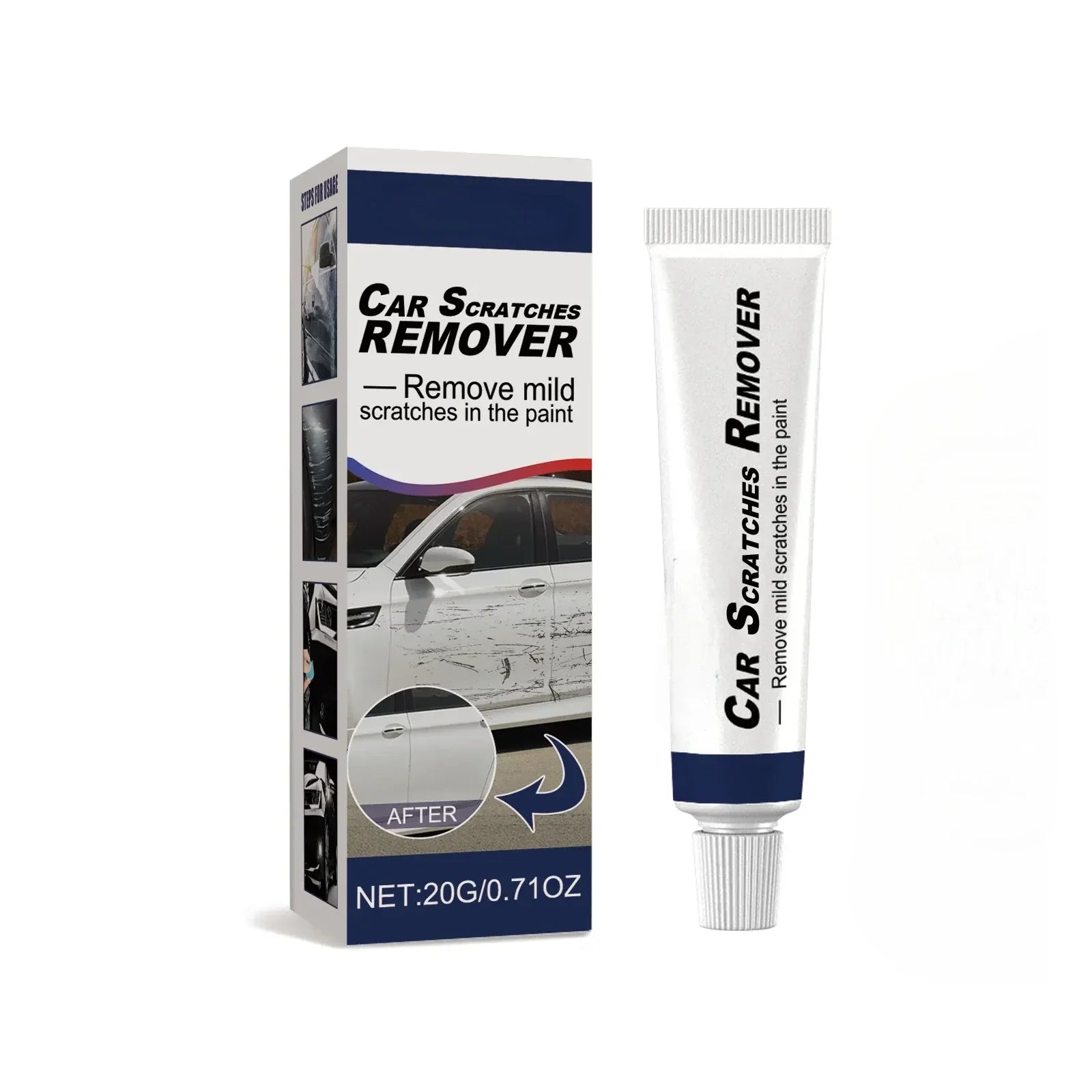 Pâte Réparatrice pour Rayures de Carrosserie avec Éponge Professionnelle Tous Types de Vernis Automobile | Koossa