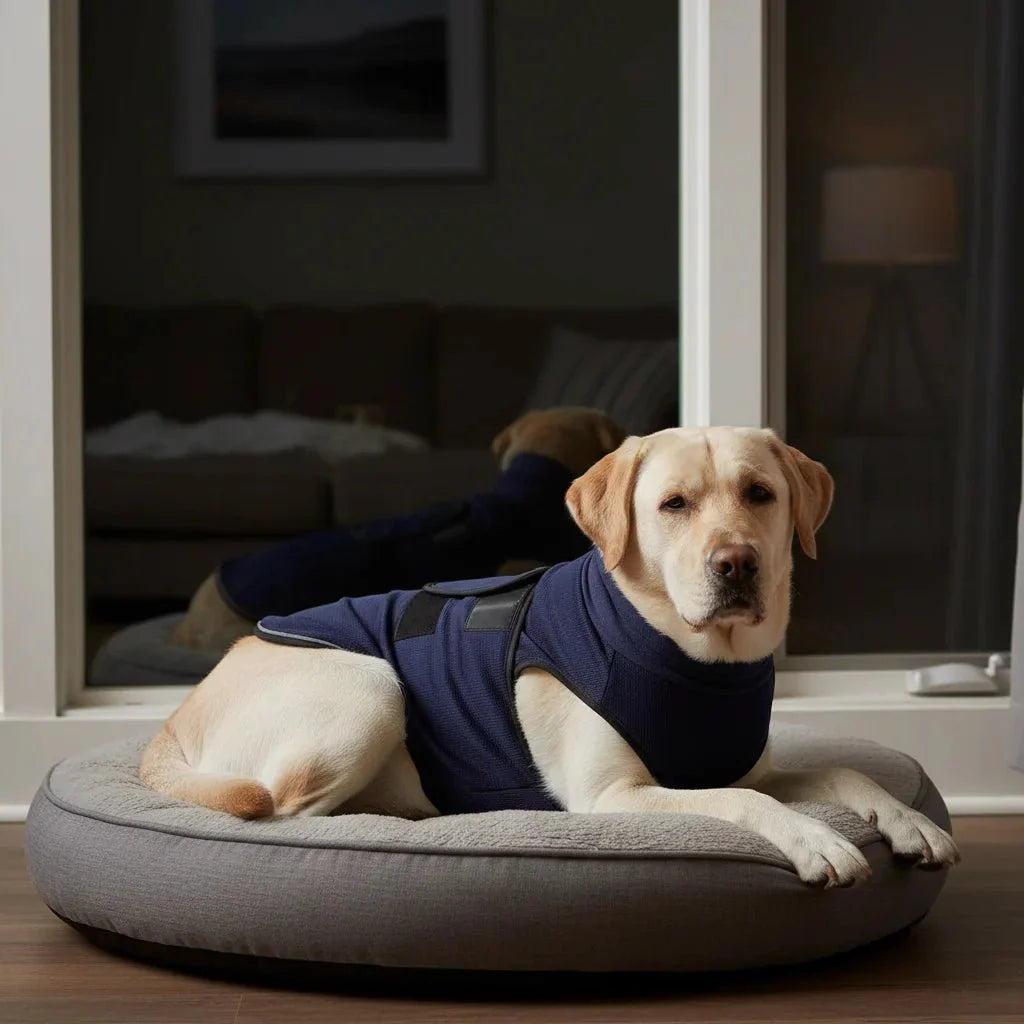 Dog Cat Anxiety Wrap Vest Breathable Adjustable XS–3XL Calming Thunder Shirt Fireworks Travel Separation Anxiety | Koossa