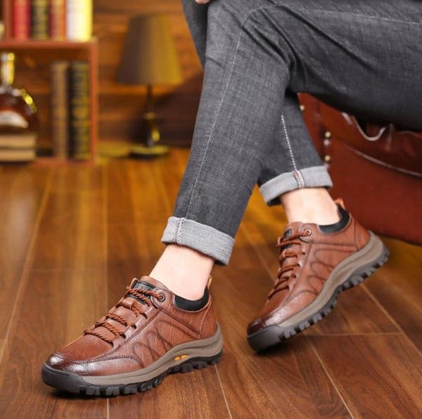 Men's Hand-Stitched Casual Shoes — Classic Everyday Footwear for Comfort & Effortless Style | Koossa