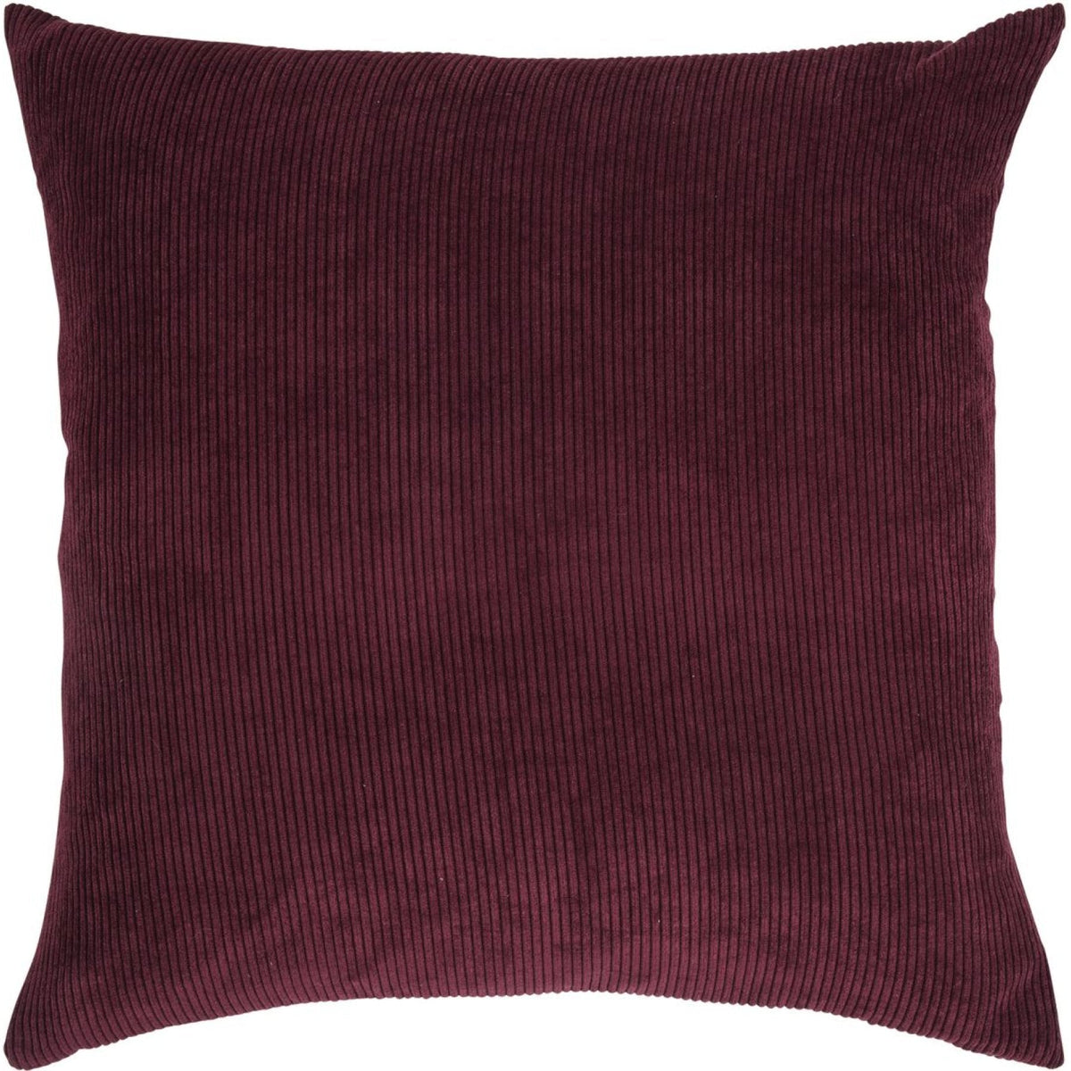 Corduroy Throw Pillow Cover, Soft Ribbed Velvet Texture, Square Couch Pillowcase, Scandinavian Style Accent for Sofa & Chair | Lonoma