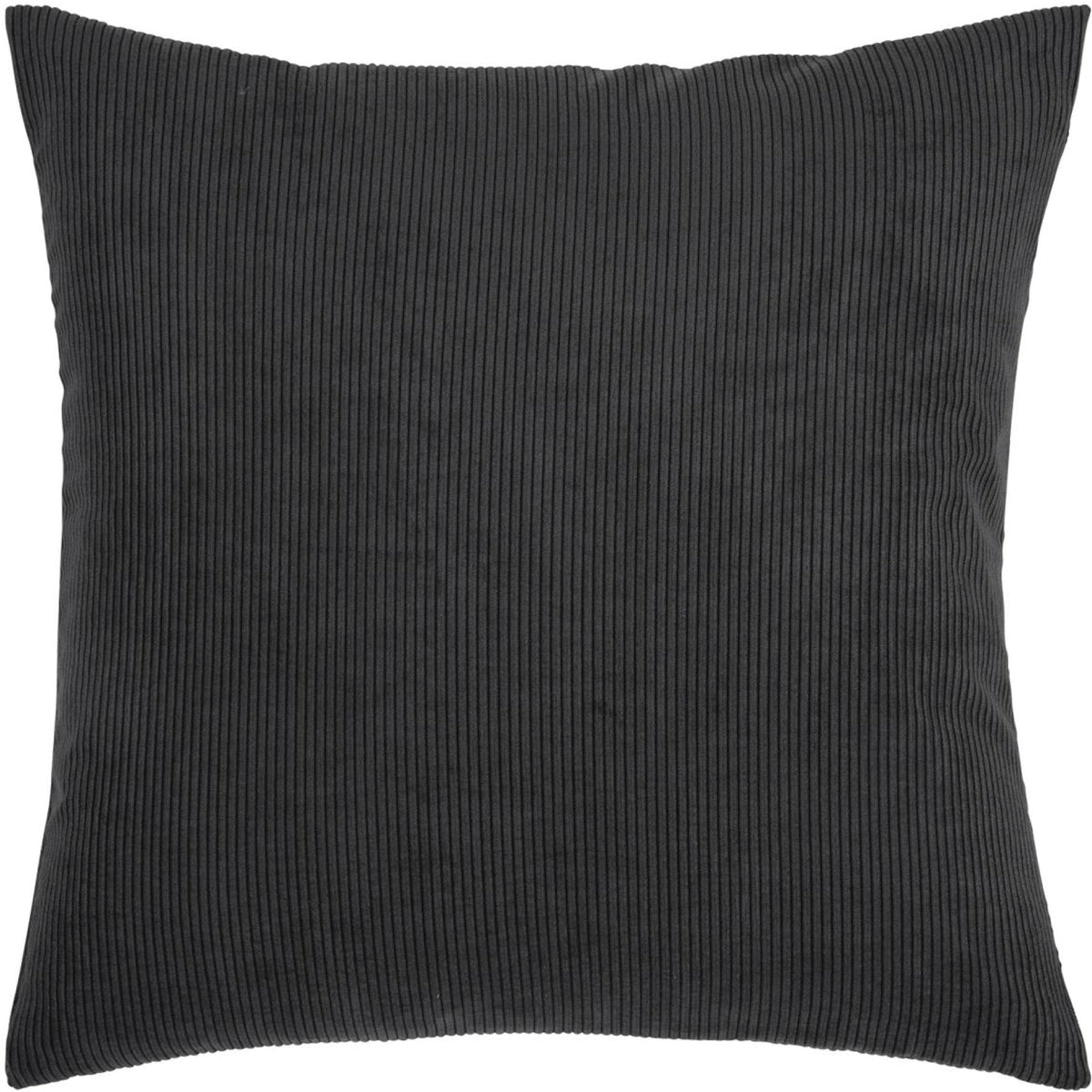 Corduroy Throw Pillow Cover, Soft Ribbed Velvet Texture, Square Couch Pillowcase, Scandinavian Style Accent for Sofa & Chair | Lonoma
