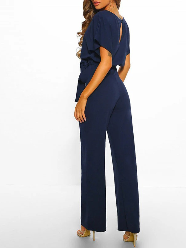 Women's Relaxed Wide-Leg Jumpsuit — Versatile Casual Jumpsuit for Everyday Comfort & Weekend Wear | Koossa
