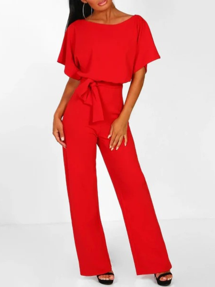 Women's Relaxed Wide-Leg Jumpsuit — Versatile Casual Jumpsuit for Everyday Comfort & Weekend Wear | Koossa