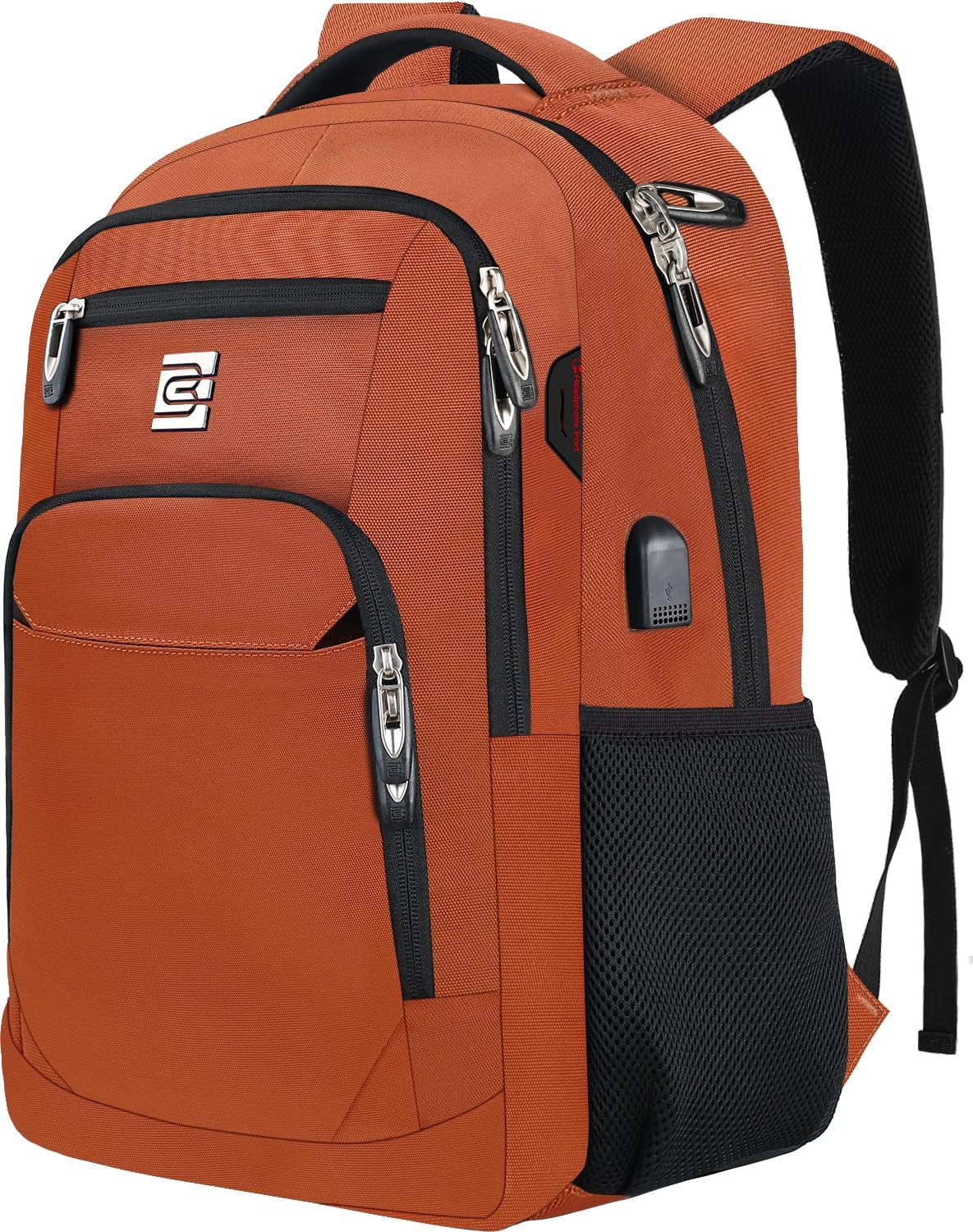 Laptop Backpack with USB Charging Port, Fits 15.6-Inch Laptops, Anti-Theft Pocket, Water-Resistant Travel Daypack for College & Work | Lonoma