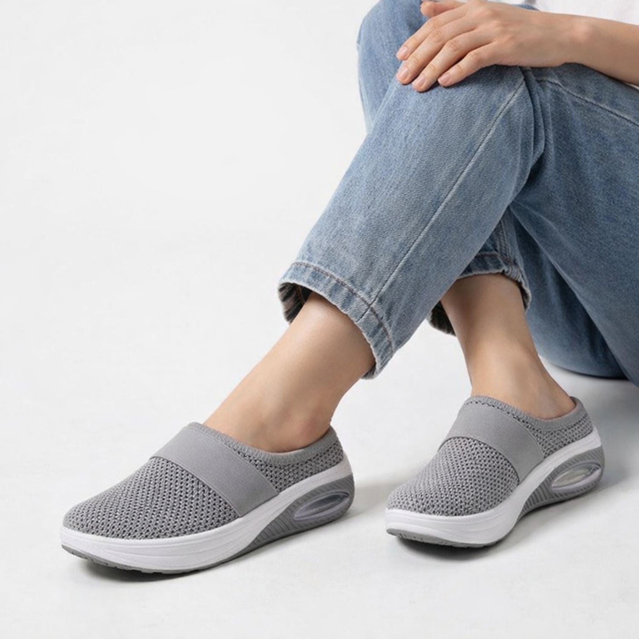 Women's Air-Cushion Orthopaedic Walking Shoes — Lightweight Comfort Footwear with Arch Support | Koossa