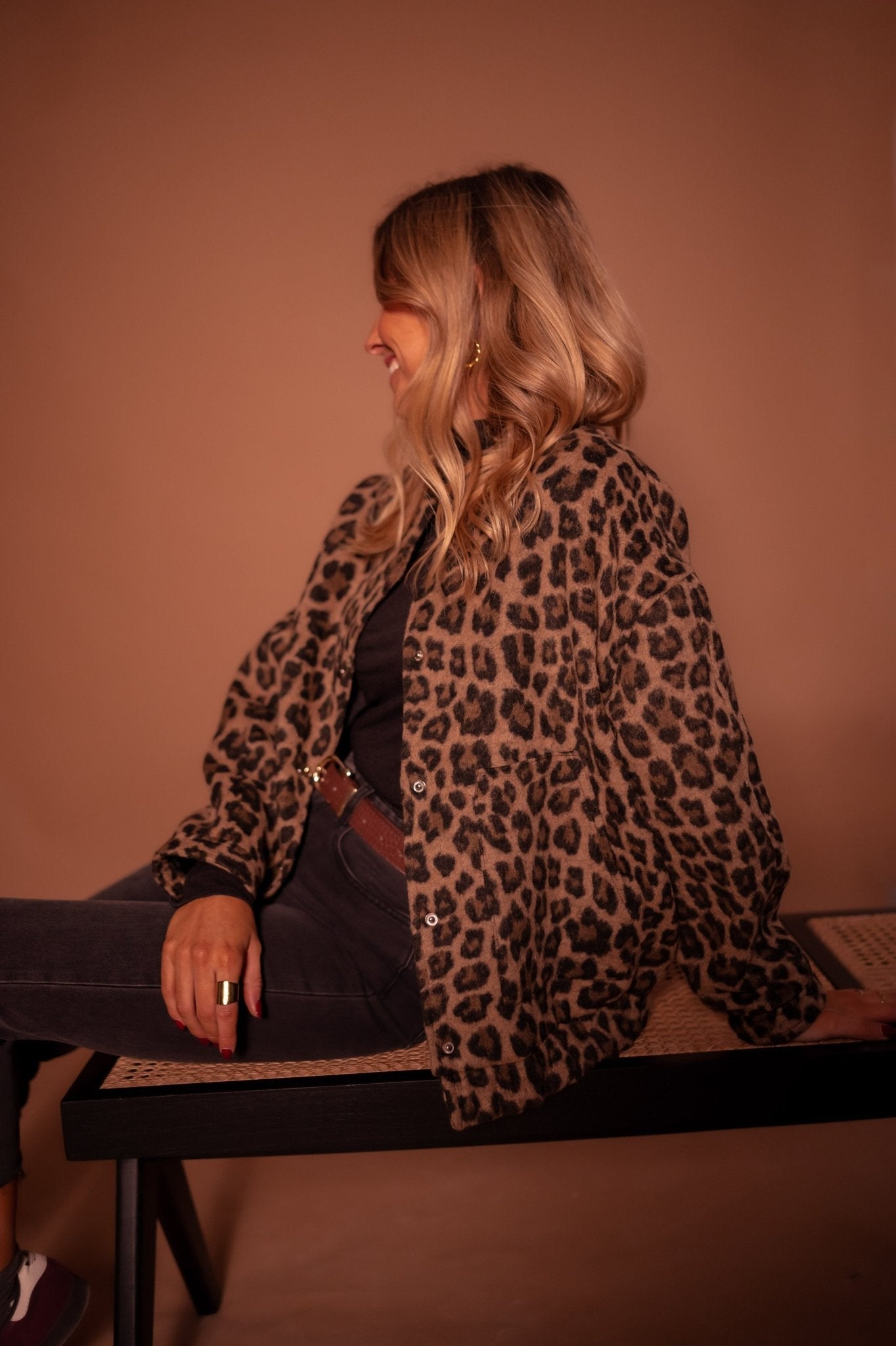 Women's Leopard Print Jacket — Timeless Animal Print Jacket for Casual & Evening Wear | Koossa
