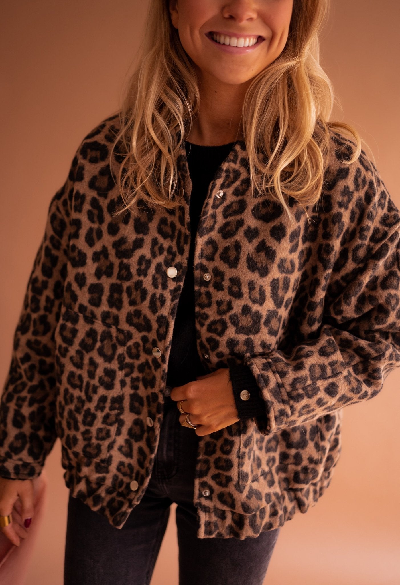 Women's Leopard Print Jacket — Timeless Animal Print Jacket for Casual & Evening Wear | Koossa