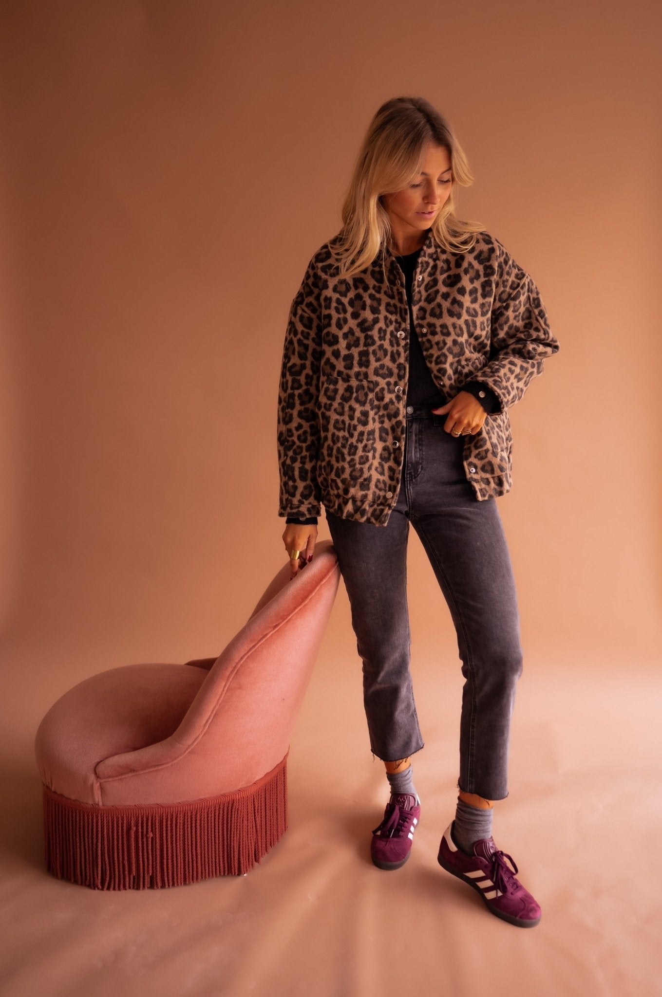 Women's Leopard Print Jacket — Timeless Animal Print Jacket for Casual & Evening Wear | Koossa