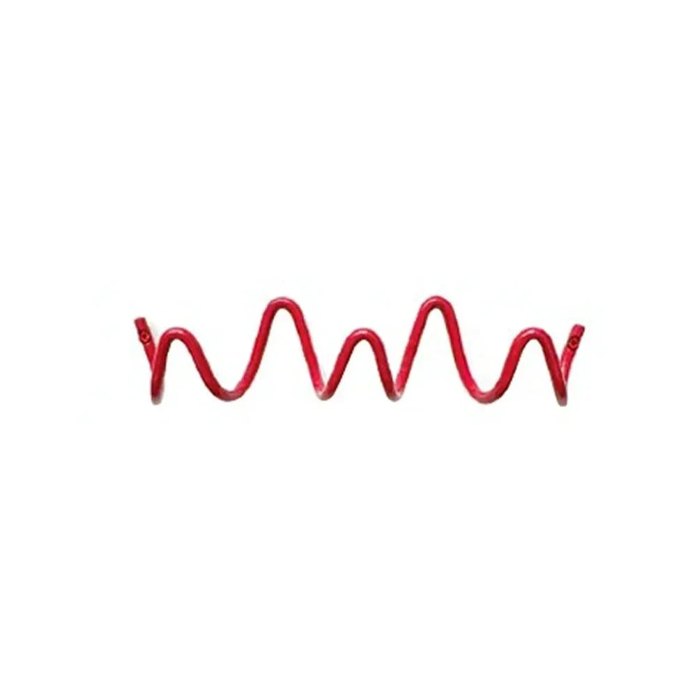 Wavy Wall Mounted Coat Rack with 3 or 5 Hooks, Modern Metal Entryway Hook Rail for Coats, Bags, Scarves & Hats, Hallway Organizer | Lonoma
