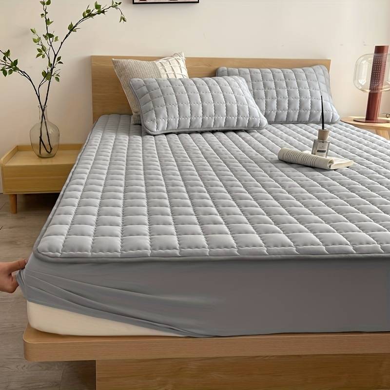 Waterproof Mattress Protector Fitted Sheet Style Deep Pocket Hypoallergenic Breathable Noiseless Cover Stretch Skirt Protects Against | Lonoma