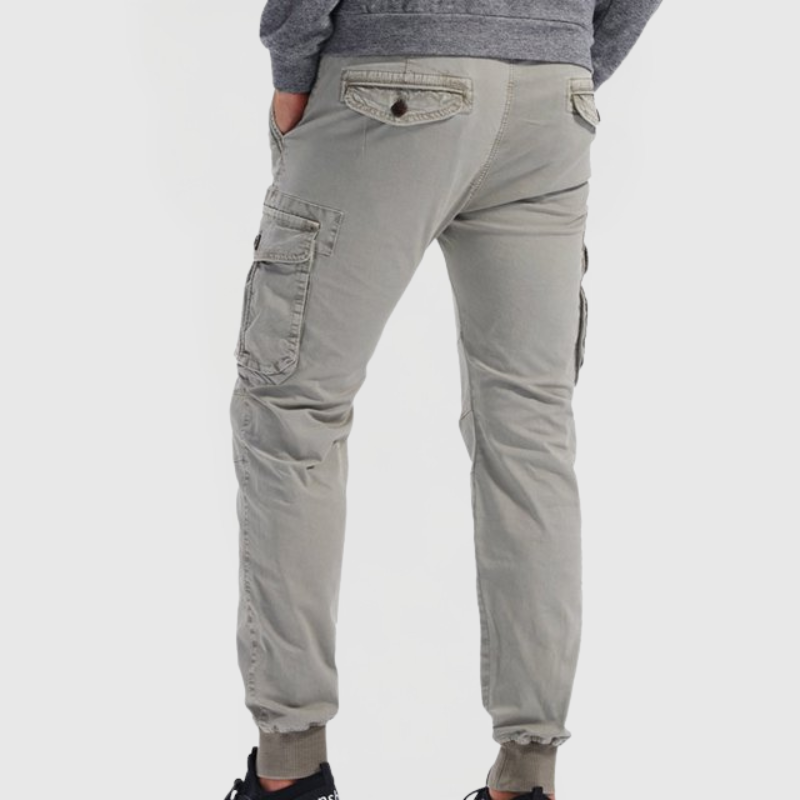 Slim Fit Cargo Trousers in Four Versatile Colours for Casual Weekend Wear and Active Summer Days | Koossa