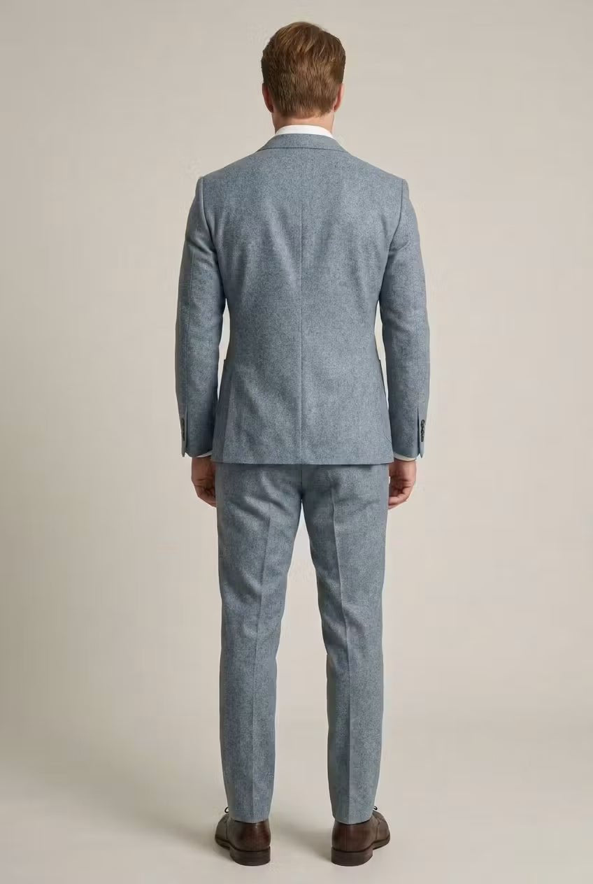 Men's Slim-Fit Two-Piece Suit in Nine Colours for Business and Formal Occasions | Koossa