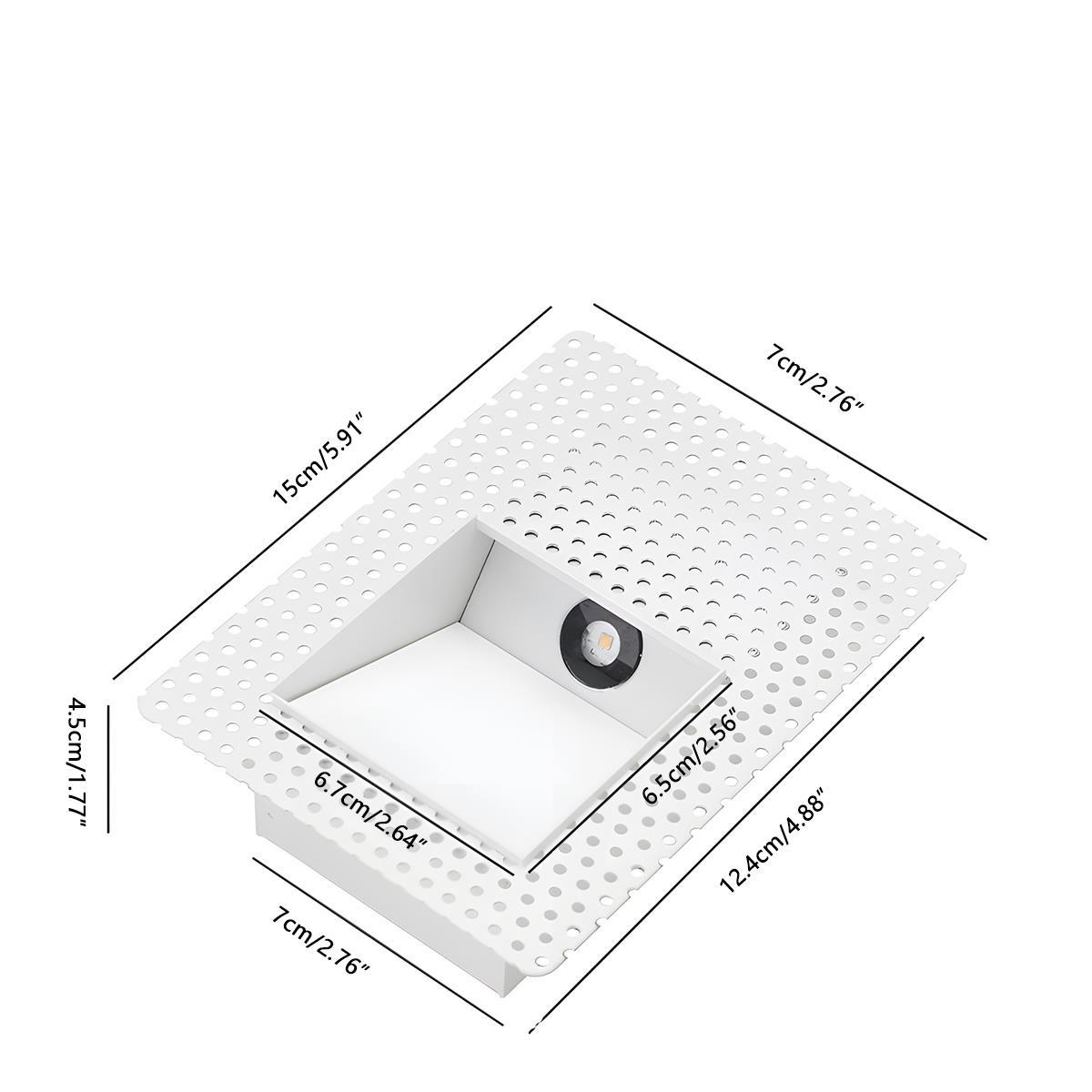 Spot LED encastré avec détecteur de mouvement pour escalier et couloir aluminium blanc chaud neutre froid | Koossa