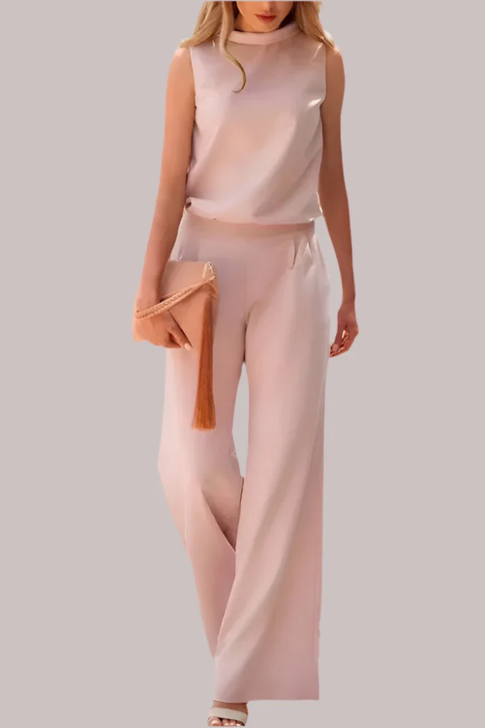 Women's Elegant Jumpsuit — One-Piece Tailored Jumpsuit for Day to Evening Wear & Smart Casual Occasions | Koossa