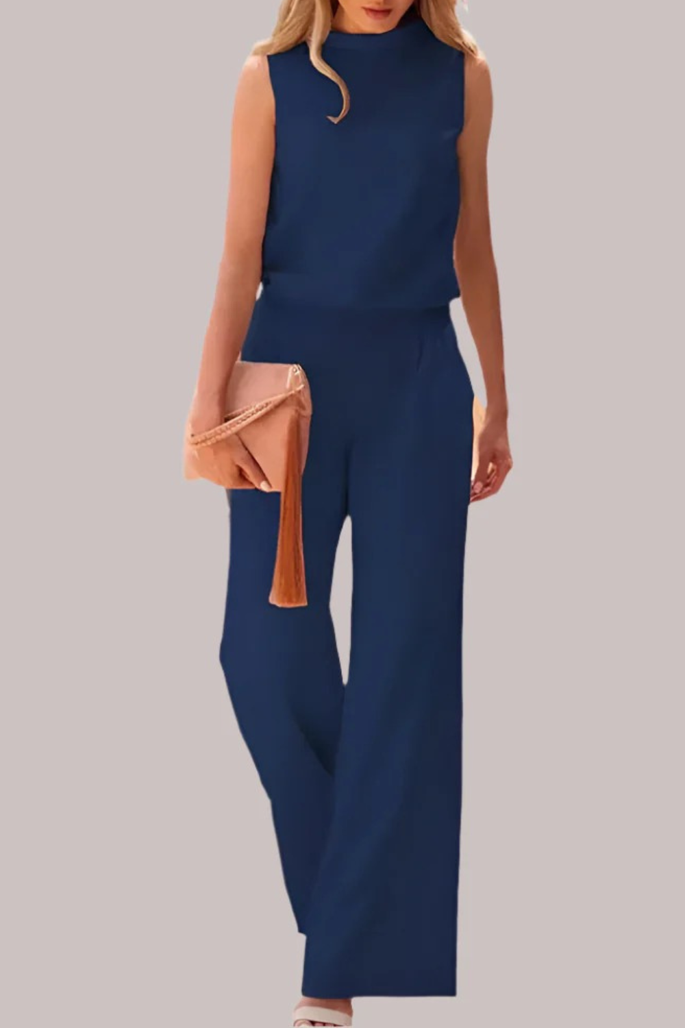 Women's Elegant Jumpsuit — One-Piece Tailored Jumpsuit for Day to Evening Wear & Smart Casual Occasions | Koossa