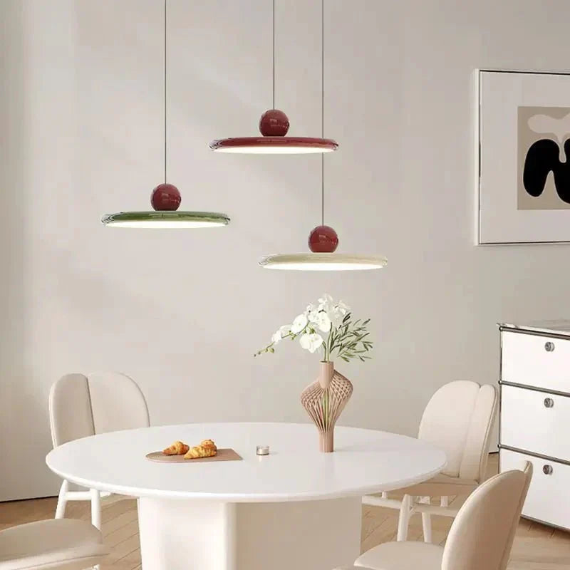 Modern Adjustable LED Pendant Light with 3 Color Temperatures – Geometric Design for Dining Room, Kitchen & Living Room | Lonoma