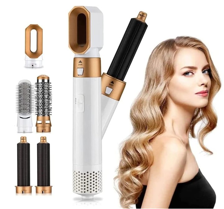 5-in-1 Ionic Styling Brush with Coanda Technology — Professional Blow-Dry & Curl Styling Tool | Koossa