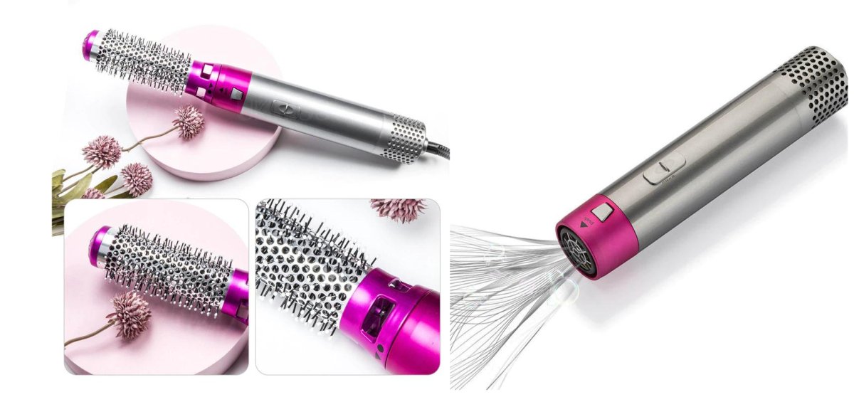 5-in-1 Ionic Styling Brush with Coanda Technology — Professional Blow-Dry & Curl Styling Tool | Koossa