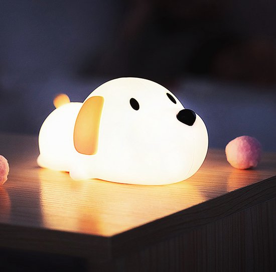 Veilleuse douce enfant en silicone avec minuteur 30 min lumière apaisante chambre nuit anti-peur portable | Koossa