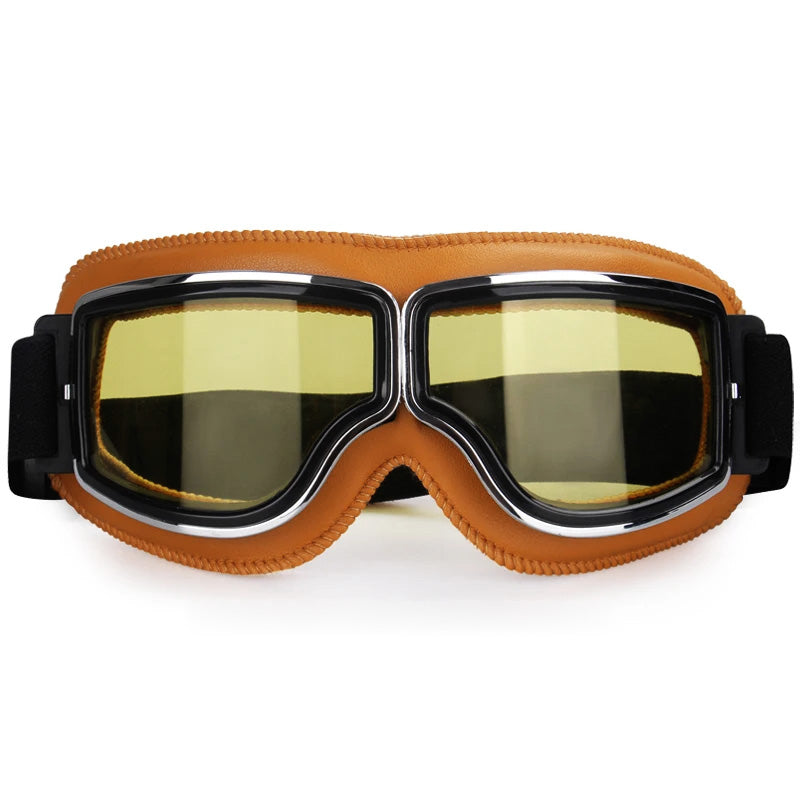 Motorcycle Goggles Over Glasses, Anti-Fog UV400 Riding Eyewear with Adjustable Strap for Bikers, Cyclists, Outdoor Work and Sports | Lonoma