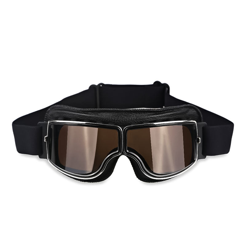 Motorcycle Goggles Over Glasses, Anti-Fog UV400 Riding Eyewear with Adjustable Strap for Bikers, Cyclists, Outdoor Work and Sports | Lonoma