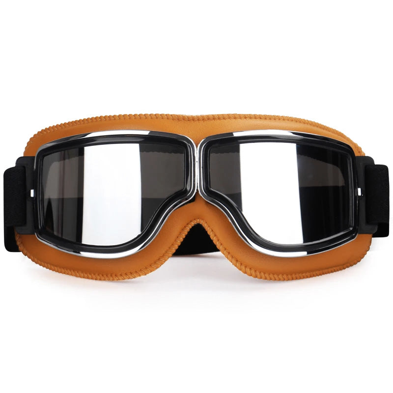 Motorcycle Goggles Over Glasses, Anti-Fog UV400 Riding Eyewear with Adjustable Strap for Bikers, Cyclists, Outdoor Work and Sports | Lonoma