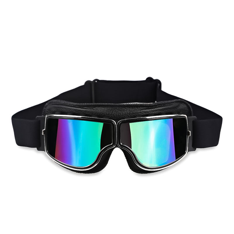 Motorcycle Goggles Over Glasses, Anti-Fog UV400 Riding Eyewear with Adjustable Strap for Bikers, Cyclists, Outdoor Work and Sports | Lonoma