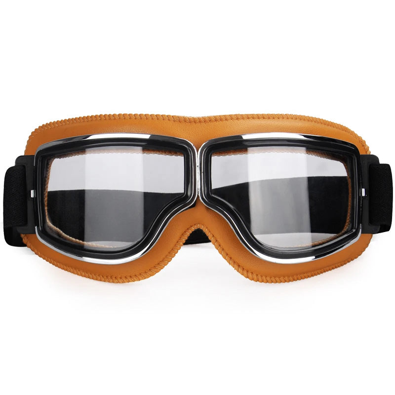 Motorcycle Goggles Over Glasses, Anti-Fog UV400 Riding Eyewear with Adjustable Strap for Bikers, Cyclists, Outdoor Work and Sports | Lonoma