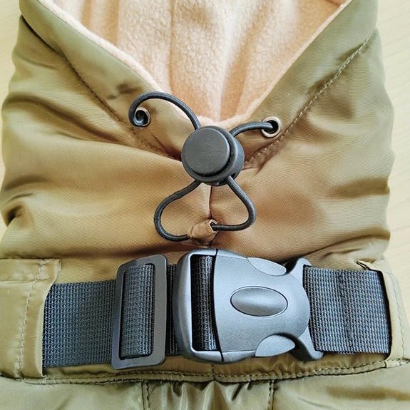 Dog Padded Coat Parka Fleece Lined Waterproof Whippet Greyhound S to 4XL Leash Ring High Neck Windproof | Koossa