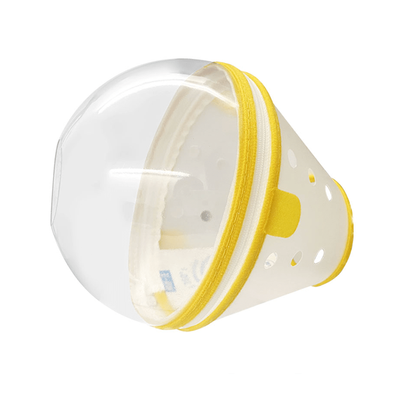 Pet Recovery Collar Transparent Plastic 360° Anti-Lick Anti-Bite Lightweight Cat Dog Cone Post-Surgery | Koossa