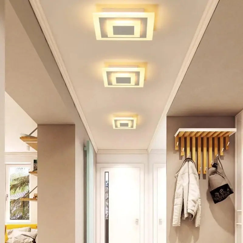 Applique Carrée Dimmable Acrylique 20 cm Éclairage Intérieur Chaleureux Design Minimaliste Contemporain | Koossa
