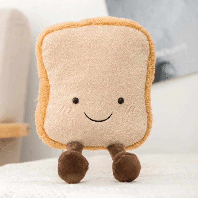 Coussin peluche pain douillets en forme de croissant baguette toast pour chambre enfant décoration ludique | Koossa