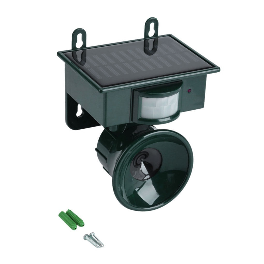 Répulsif à Oiseaux à Détecteur de Mouvement Ultrasonique pour Jardin et Toiture Anti-Corbeaux et Pigeons | Koossa