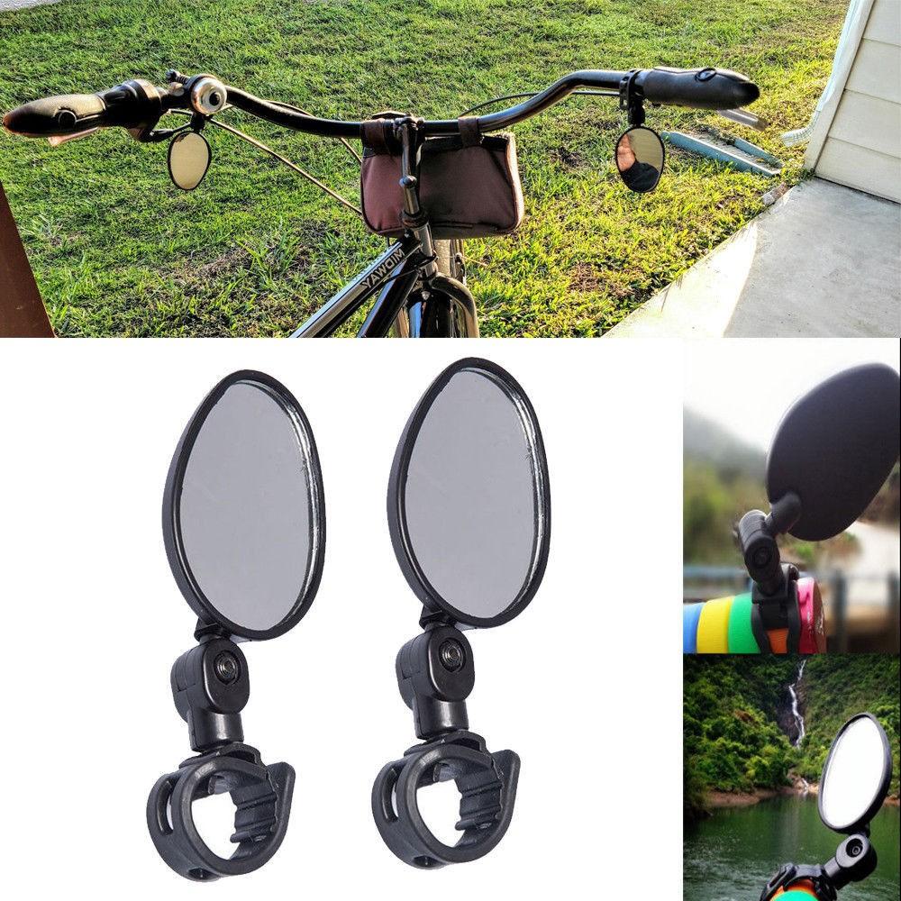 Miroir de Vélo pour Guidon Réglable à 360° Vision Arrière Optimale Sécurité en Circulation Urbaine VTT Route | Koossa