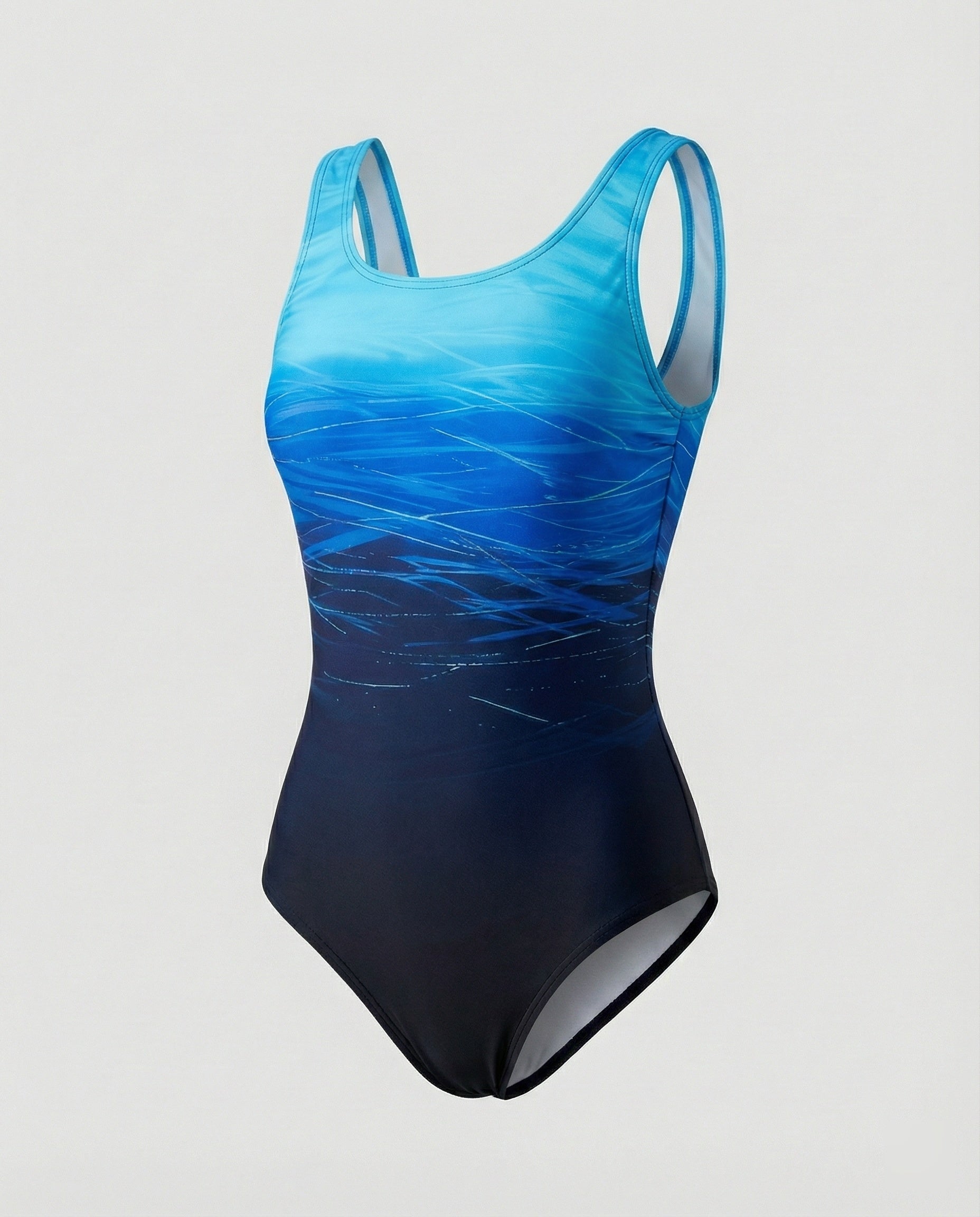 Women's One-Piece Crossback Sports Swimsuit — Quick-Drying Athletic Swimwear for Active Swimming & Training | Koossa