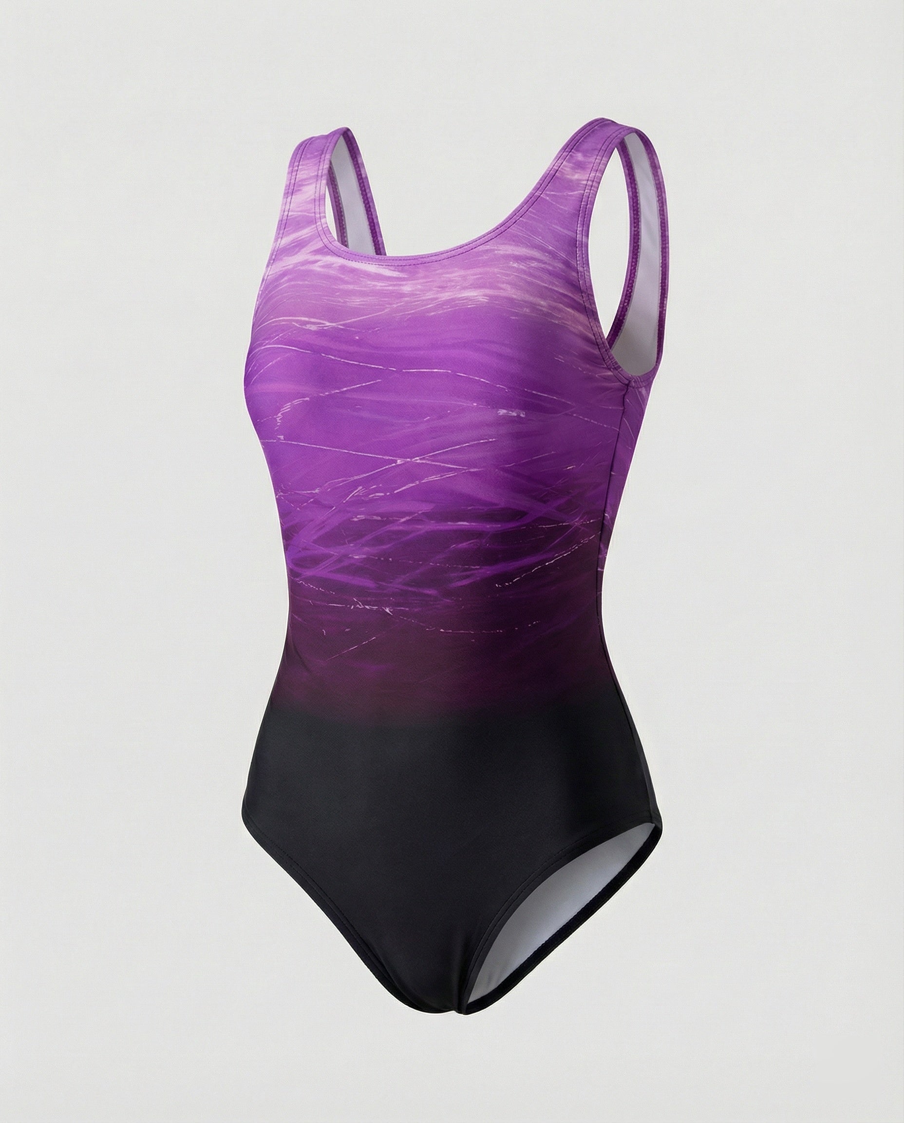 Women's One-Piece Crossback Sports Swimsuit — Quick-Drying Athletic Swimwear for Active Swimming & Training | Koossa