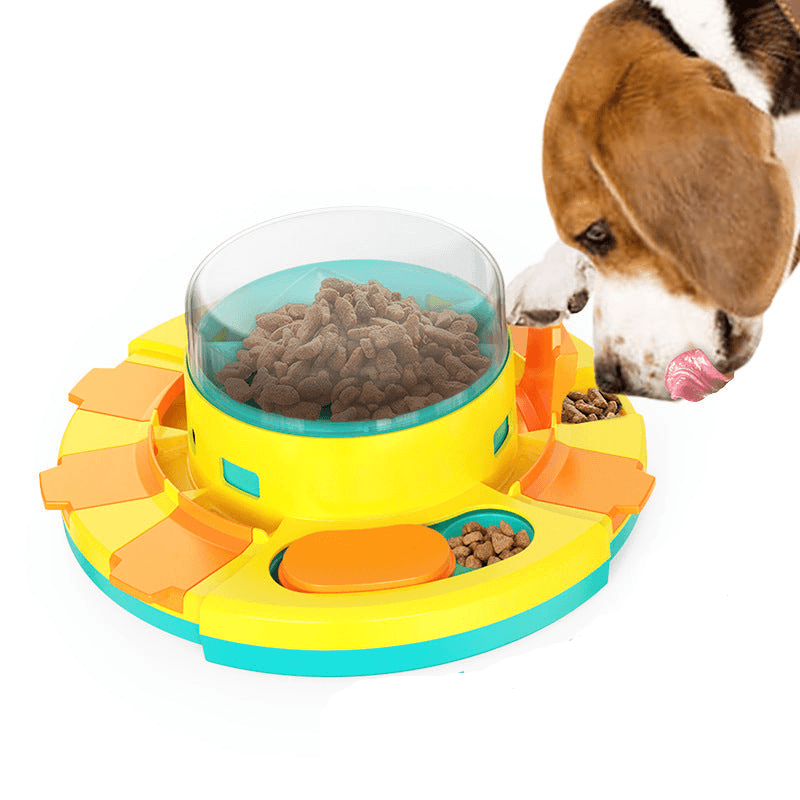Dog Puzzle Feeder Toy Slow Eating Bowl Interactive Training Game Treat Dispenser Adjustable Difficulty Pet Food | Koossa