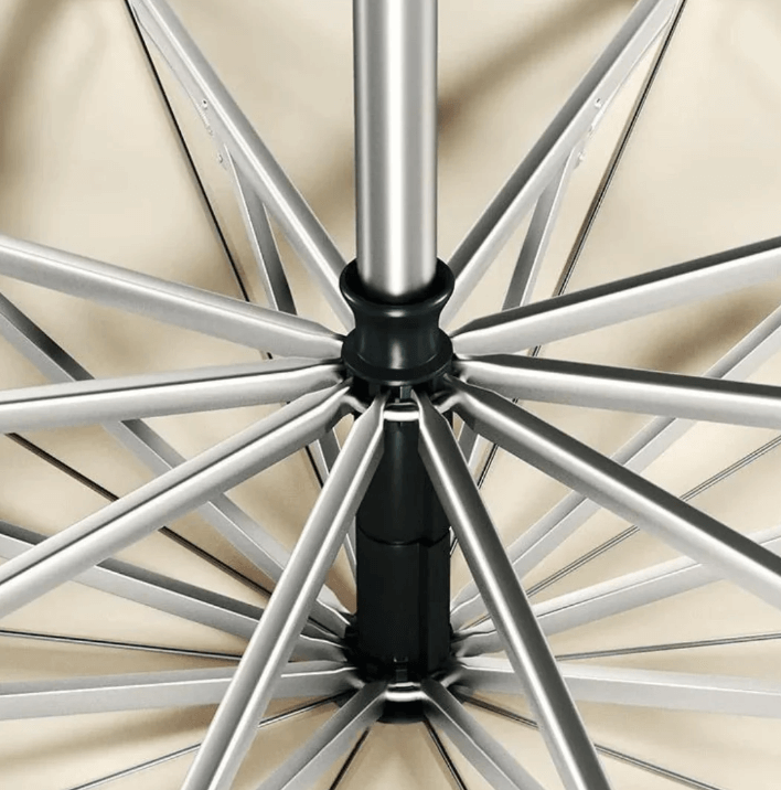 Reflective Storm-Resistant Umbrella with Reinforced Frame for Commuting & Night Visibility | Compact Windproof Rain Umbrella | Lonoma
