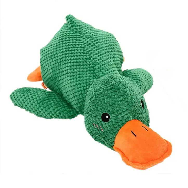 Dog Plush Toy Crinkle Soft Calming Comfort Toy Durable One Size Puppy Adult Dog Cuddle Play Toy Indoor Relaxation | Koossa