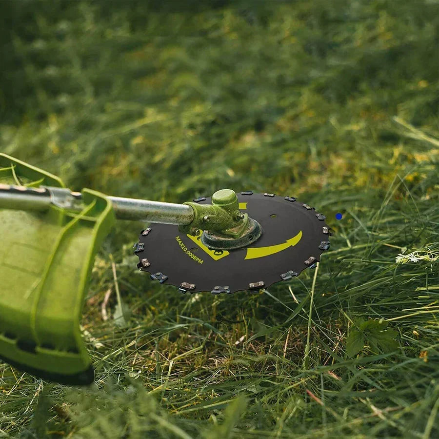 Débroussailleuse Manuelle à Lames Acier 23 cm pour Herbes Denses Bordures de Jardin Terrain Naturel Entretien | Koossa