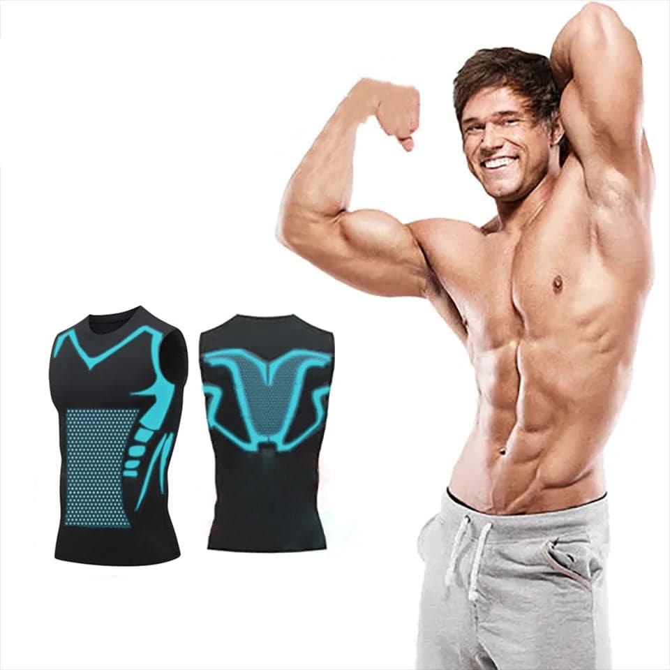 Men's Slimming Compression Tank Top, Sleeveless Body Shaper Undershirt, Breathable Chest Support for Gym, Office & Daily Wear | Lonoma