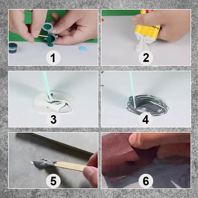 Surface Fix Compound for Ceramic Marble Granite Chips Cracks Scratches DIY Home Improvement Floor Wall Kitchen Bathroom Patio Countertop | Lonoma