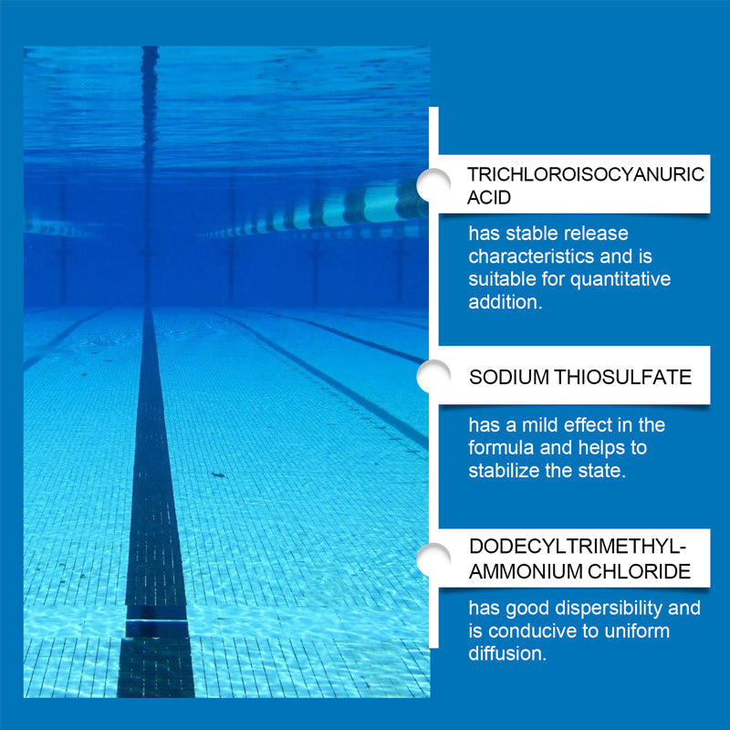 Solution d'Entretien Piscine 100 ml Sans Chlore Eau Limpide Anti-Algues Spa Jacuzzi Bassin Gonflable Hygiène | Koossa