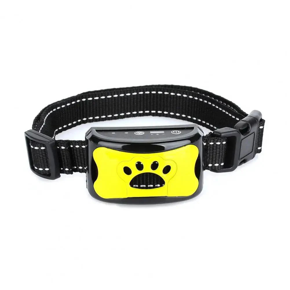Dog Bark Collar Beep Vibration Rechargeable USB Adjustable 4.7–22 in 7 Sensitivity Levels Anti-Bark Training | Koossa