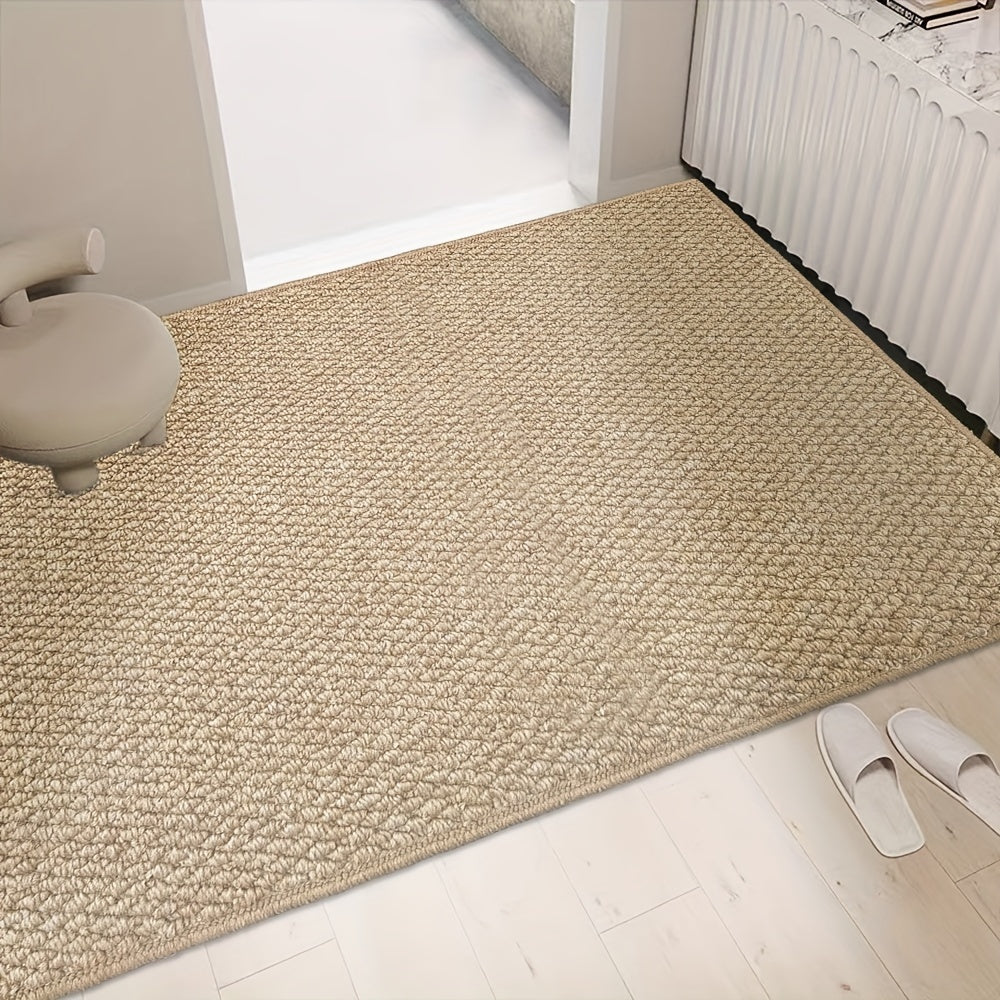 Paillasson d'Intérieur Antidérapant en Polypropylène Gris Absorbant pour Entrée Hall Couloir Lavable Machine | Koossa