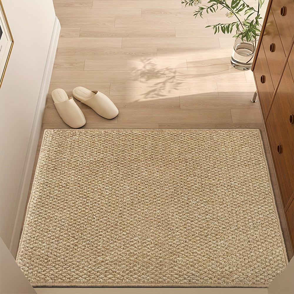 Paillasson d'Intérieur Antidérapant en Polypropylène Gris Absorbant pour Entrée Hall Couloir Lavable Machine | Koossa