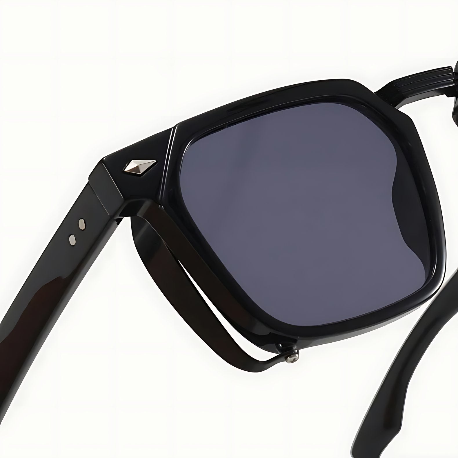 Square Frame Sunglasses with UV Protection and Blue Lenses — Modern Everyday Eyewear for Men | Koossa