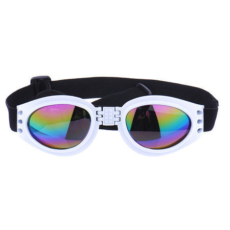 Dog Goggles UV Protection Anti-Fog Waterproof French Bulldog Sunglasses Flat-Face Fit Adjustable Strap Small Dog Eye Protection | Koossa