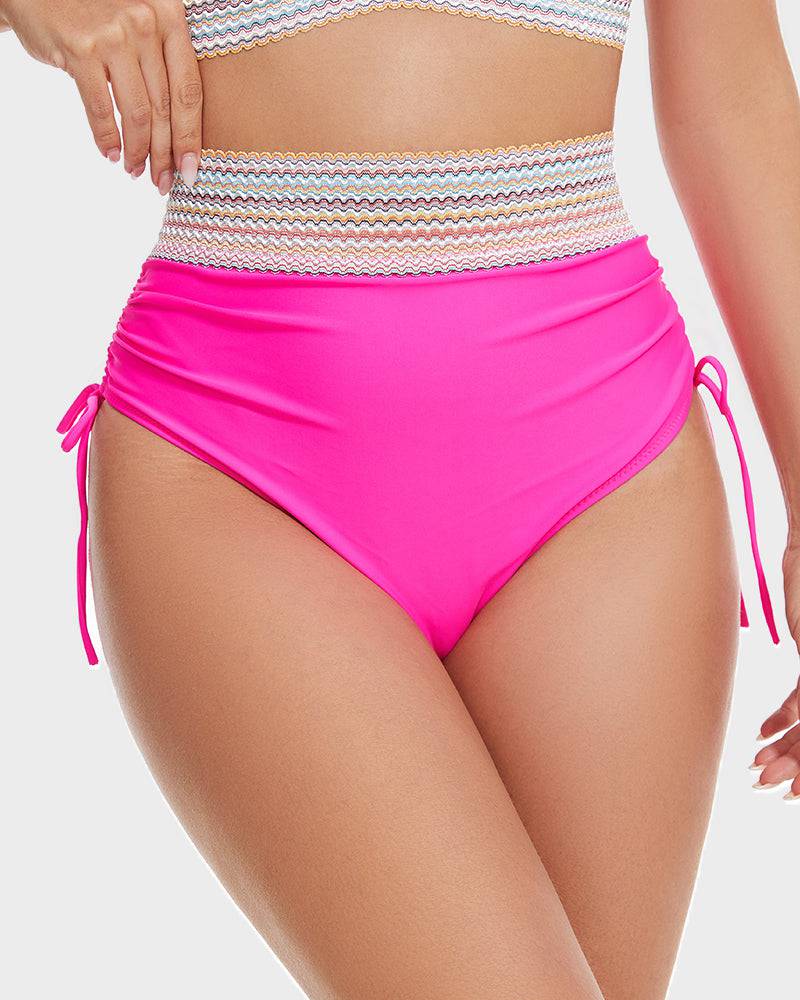 Women's High-Waisted Bikini Set — Tummy Control Two-Piece Swimsuit for Beach Holidays & Poolside Confidence | Koossa