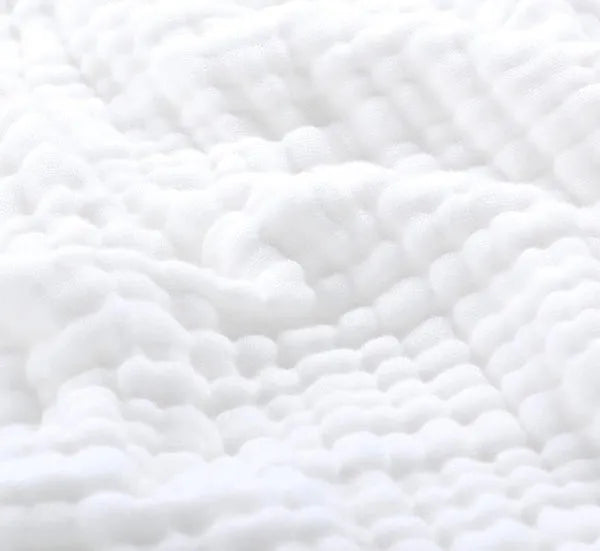 Plaid mousseline en coton naturel doux et respirant pour canapé lit chambre confort toute l'année élégant | Koossa